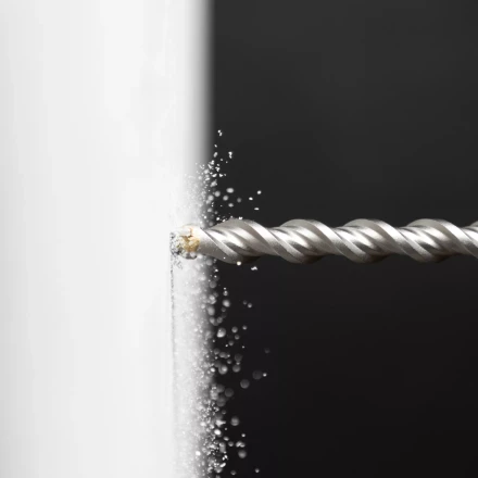 Бур по бетону Denzel, 14 x 210 мм  двойная спираль, три пылеотводящие кромки, 705030 купить в Перми