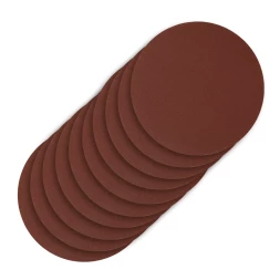 Круг абразивный на ворсовой подложке под "липучку", P 180, 125 мм, 10 шт Сибртех 738657