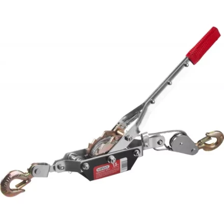 Лебедка ручная рычажная MIRAX, тросовая, 1,5т, 1,8м 43130-1.5 купить в Перми