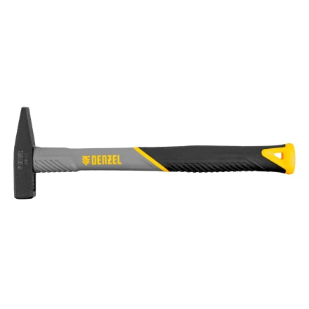 Молоток слесарный, 200 г Denzel, кованый, фибергласовая рукоятка c TPR покрытием 10482 купить в Перми
