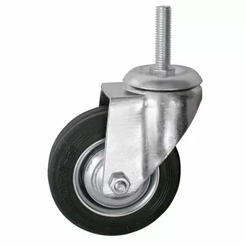 Колесо поворотное SCt 97 85 мм резина с болтом (F) 1046155 купить в Перми