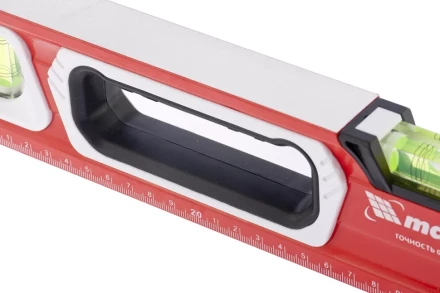 Уровень алюминиевый магнитный 1500 мм с зеркальным глазком MATRIX 2 компонентные рукоятки артикул 34735 купить в Перми