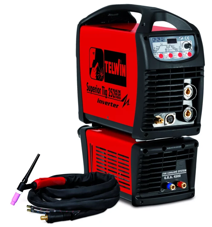 Сварочный аппарат Telwin SUPERIOR TIG 252 AC/DC HF/LIFT VRD AQUA  TIG ACC купить в Перми