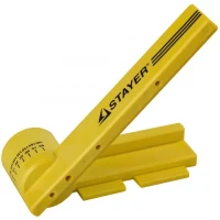 Стусло STAYER "PROFI" поворотное, с магнитной направляющей, ударопрочный ABS - пластик, неограниченный размер заготовки, угол реза от 15 до 180град 15402