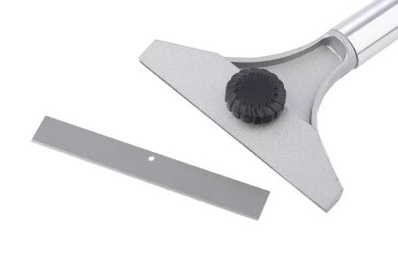 Скребок 100 мм фиксированное лезвие удлененная металлическая обрезиненная ручка MATRIX MASTER 79550 купить в Перми