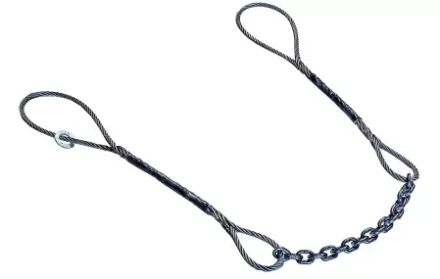 Строп комбинированный 0.9 т L=5 м L цепи=1.2 м заплет купить в Перми