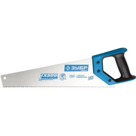 Ножовка по дереву (пила) ЗУБР ЛЕВША-6 500 мм, 6TPI, прямой зуб, быстрый рез поперек волокон, для крупных и средних заготовок, закалка, 2K рукоятка 15230-50 купить в Перми