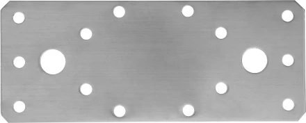 ЗУБР НКП-2.0, 140 x 55 x 2 мм, нержавеющая крепежная пластина, Профессионал (310636-140) купить в Перми