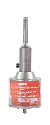 Коронка SDS+ ф70 мм по кирпичу в сборе VMX 511048 купить в Перми