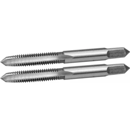 Комплект метчиков ЗУБР &quot;МАСТЕР&quot; ручных для нарезания метрической резьбы, М6 x 0,75, 2шт 4-28006-06-0.75-H2 купить в Перми