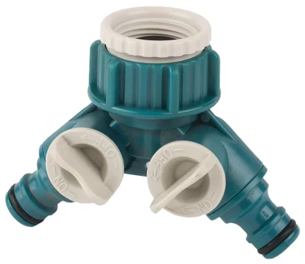 Распределитель двухканальный (резьба внешняя-соединитель), RACO &quot;Original&quot; 4250-55256C, 3/4&quot;x1&quot; 4250-55256C купить в Перми