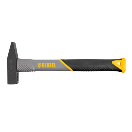 Молоток слесарный, 300 г Denzel, кованый, фибергласовая рукоятка c TPR покрытием 10483 купить в Перми
