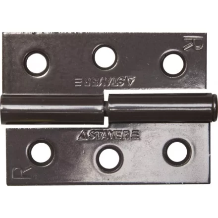 Петля дверная STAYER &quot;MASTER&quot; разъемная, цвет коричневый, правая, 65мм 37613-65-3R купить в Перми