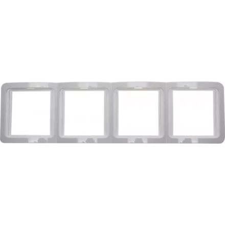 Панель СВЕТОЗАР &quot;ГАММА&quot; четверная вертикальная, цвет белый SV-54151-W купить в Перми