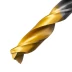 Сверло спиральное по металлу Denzel 9 x 125мм, Р6М5, Golden Tip, многогранная заточка, 718284 купить в Перми