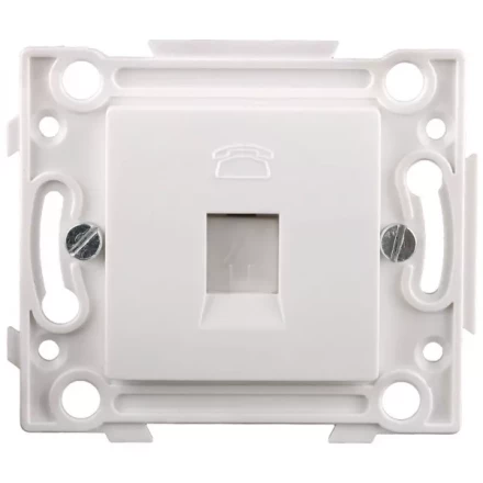 Розетка СВЕТОЗАР телефонная, 1 гнездо SV-55245-1 купить в Перми