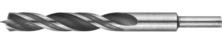 Сверло по дереву, двухленточное, спиральное, KRAFTOOL 29400-150-13, d=13x150мм 29400-150-13 купить в Перми