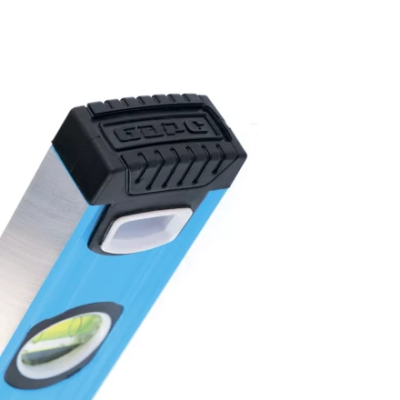 Уровень алюминиевый 2000 мм профиль 1.6 мм фрезерованный ударопрочные заглушки 3 глазка БАРС 34434 купить в Перми