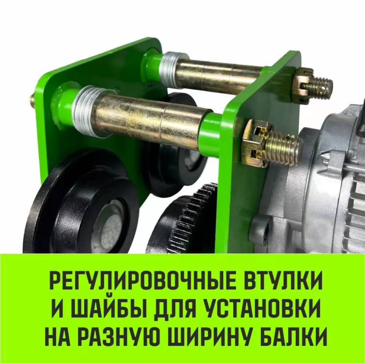 Тележка для мини тали электрической стационарной HITCH РА1200 1200кг 220В с пультом (SZ086223) купить в Перми
