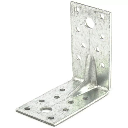 Крепежный уголок усиленный 2,5мм KUU 70x70x40 мм Россия Сибртех 464093 купить в Перми