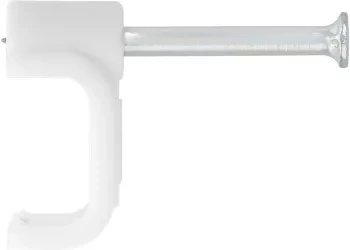 Скобы электроустановочные 7 мм прямоугольный профиль 50 штук СИБРТЕХ 47535 купить в Перми