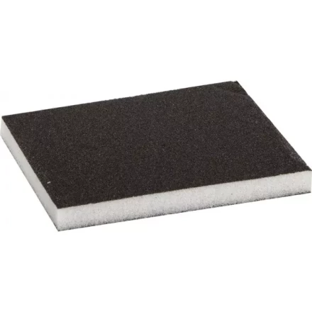 Губка шлифовальная ЗУБР &quot;МАСТЕР&quot; двухсторонняя, мягкий поролон, Р120, 123х98х12мм 35614-120 купить в Перми