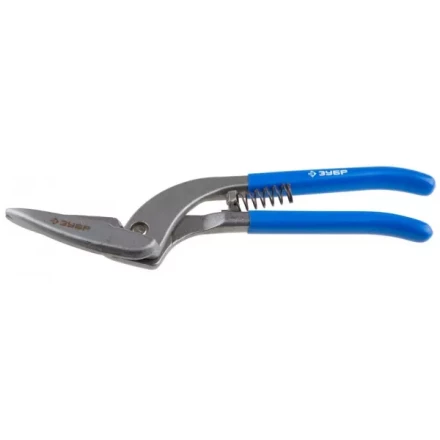 Ножницы по металлу цельнокованые ЗУБР &quot;ПЕЛИКАН&quot; 300мм, проходной рез, левые, твердость HRC 58-61 23013-30 купить в Перми