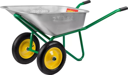 Тачка GRINDA строительная двухколесная, 110 литров 422394 купить в Перми