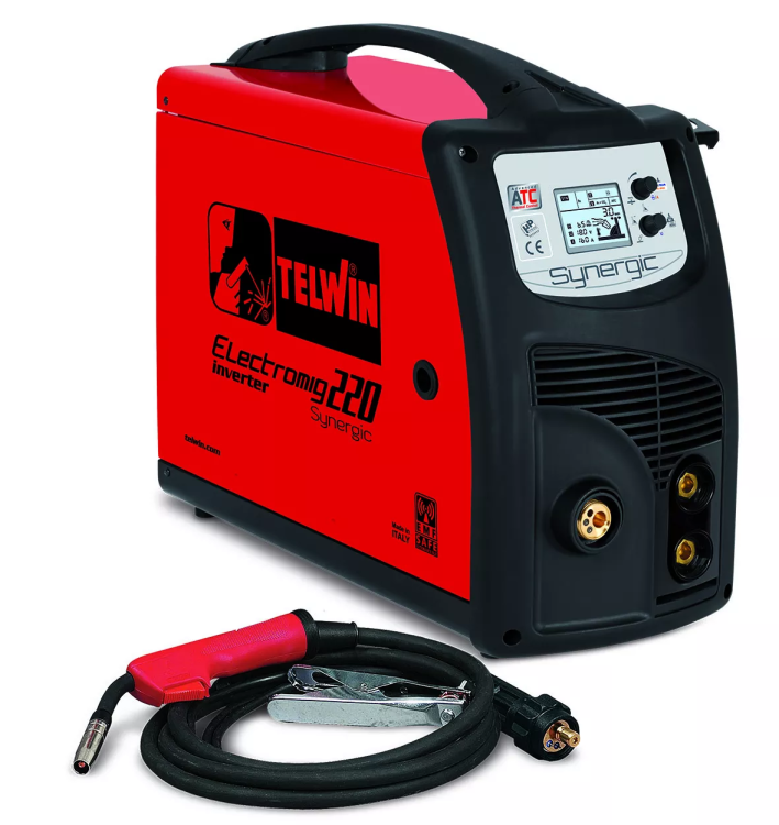 Сварочный полуавтомат ELECTROMIG 220 SYNERGIC Telwin купить в Перми