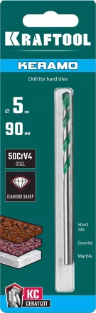 Сверла по керамограниту KERAMO 29175-090-5 купить в Перми