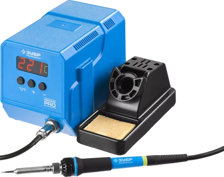 Паяльные станции низкотемпературные цифровые 50-480C серия ПРОФЕССИОНАЛ 55336 купить в Перми