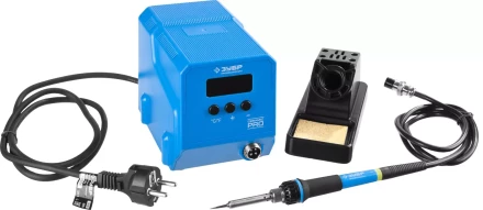 Паяльные станции низкотемпературные цифровые 50-480C серия ПРОФЕССИОНАЛ 55336 купить в Перми