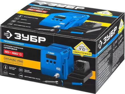 Паяльные станции низкотемпературные цифровые 50-480C серия ПРОФЕССИОНАЛ 55336 купить в Перми