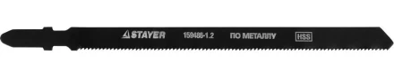 Полотна STAYER &quot;STANDARD&quot;, T318A, для эл.лобзиков, HSS, по цв. мeт, фрезер.развед, тонколист сталь, EU, T318A, 110/1,2мм, 2шт 159486-1.2 купить в Перми