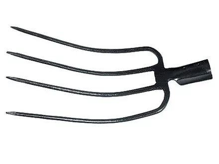 Вилы 4-х-рогие 235 х 330 мм без черенка сенные  СИБРТЕХ 63836 купить в Перми