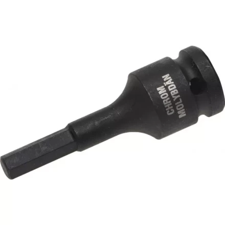 Торцовая головка KRAFTOOL &quot;INDUSTRIE QUALITAT&quot; ударная (1/2&quot;), HEX, Cr-Mo, фосфатированная, H8 27950-08_z01 купить в Перми