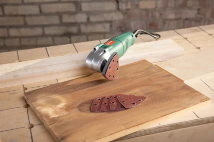 Лист шлифовальный HAMMER MF-AC 002 80 мм, Р 80, по дереву купить в Перми