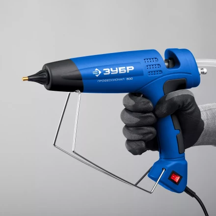 ЗУБР Профессионал 500, d11 мм, 35 г/мин, термоклеевой пистолет электрический (06859-11) купить в Перми