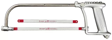 Набор ЗУБР Ножовка &quot;СОЮЗ&quot; многоф. 3-в-1: по металлу, кафелю, стеклу, приспособ. для отлома, в компл 2 полотна по металлу 4-15727 купить в Перми