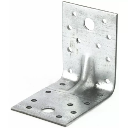 Крепежный уголок усиленный 2,5мм KUU 70x70x55 мм Россия Сибртех 464103 купить в Перми