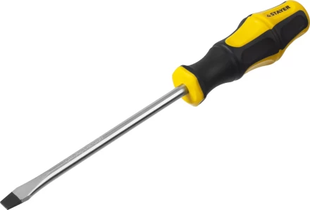 Отвертка STAYER &quot;MASTER&quot; &quot;HERCULES&quot;, Сr-V, противоскользящая рукоятка, SL8,0x150мм 25051-08-15_z02 купить в Перми