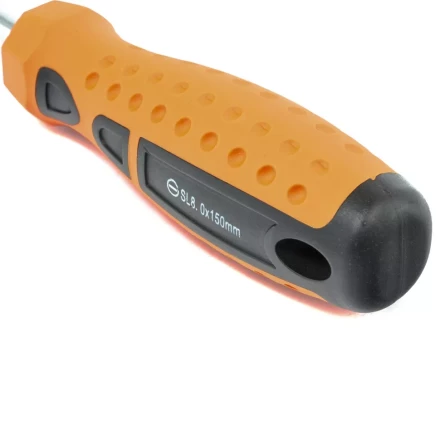 Отвертка &quot;Point&quot;, SL8,0 х 150 мм, CrV, 2-х компонентная рукоятка Sparta 11770 купить в Перми