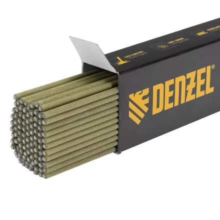 Электроды Denzel DER-46 Goldline, диам. 3 мм, 2,5 кг, рутил-целлюлозное покрытие 97506 купить в Перми