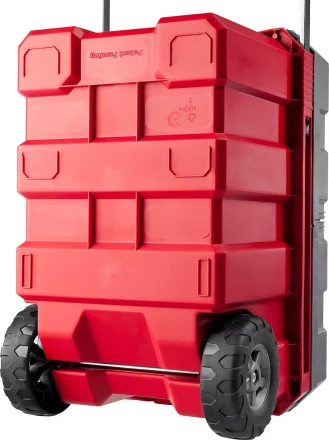 Ящики для инструмента на колесах МЕГА-БОКС серия ПРОФЕССИОНАЛ цвет черный купить в Перми