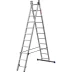 Лестница ЗУБР универсальная, двухсекционная со стабилизатором, 11 ступеней 38821-11 купить в Перми