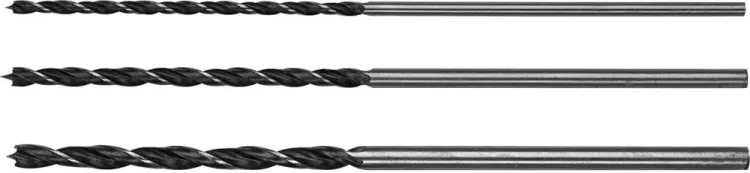 Набор сверл спиральных по дереву "Maxdrill", 3шт, 6-8-10x300мм, STAYER 2943-300-H3 2943-300-H3 купить в Перми