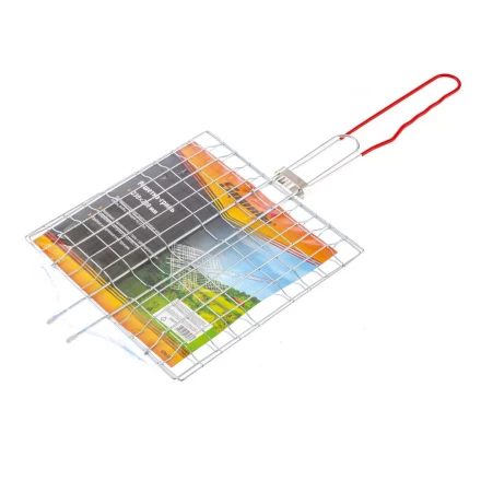 Решетка-гриль 230х230 мм хромированная PVC рукоятка Sparta 69635 купить в Перми