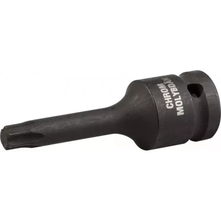 Торцовая головка KRAFTOOL &quot;INDUSTRIE QUALITAT&quot; ударная (1/2&quot;), TORX, Cr-Mo, фосфатированная, T45 27952-45_z01 купить в Перми