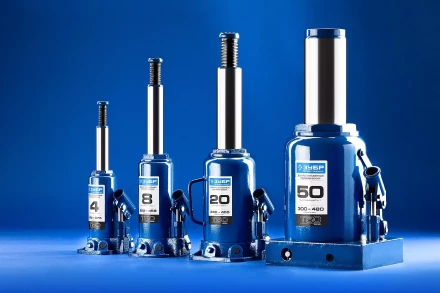 Домкрат гидравлический бутылочный T50, 4т, 192-374мм, ЗУБР Профессионал 43060-4 43060-4_z01 купить в Перми