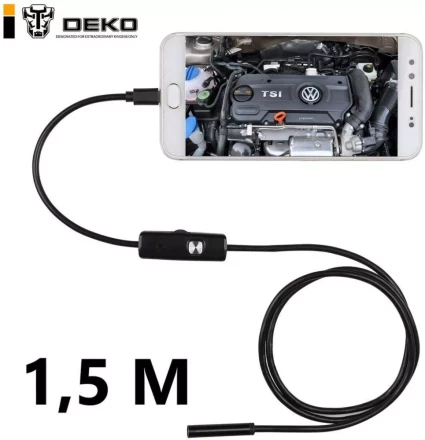 Эндоскоп водонепроницаемый WE-1.5 DEKO, 065-0184 купить в Перми